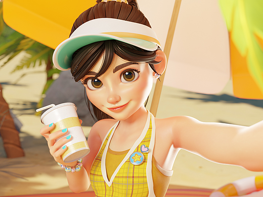 【本科毕设动画】《飞逐夏日》原创blender动画短片