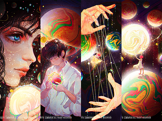 星球系列插画