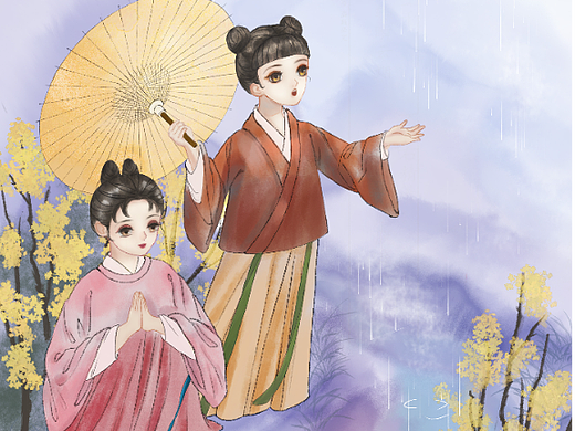 雨水 原来雨水这天真的会下雨啊