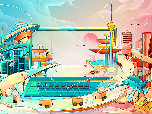 焕新营销活动主视觉