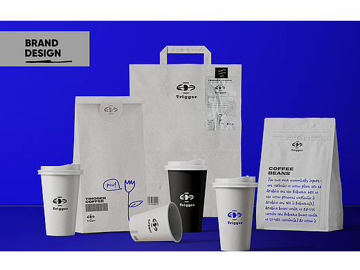 「TRIGGER COFFEE」咖啡店铺品牌设计