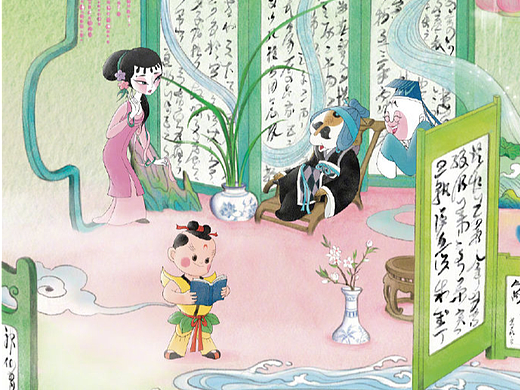 时尚芭莎“芭次元”主视觉长卷设计