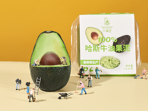 牛油果泥拍摄