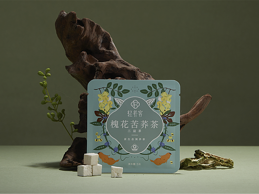 袋泡茶｜茶饮｜国潮｜健康药茶——轻养客全案设计
