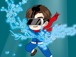 24节气海报，卡通IP形象