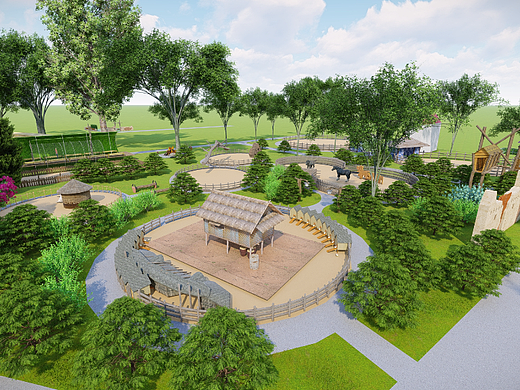 户外动物园景观设计效果图