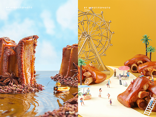 卤味拍摄包装封面创意摄影