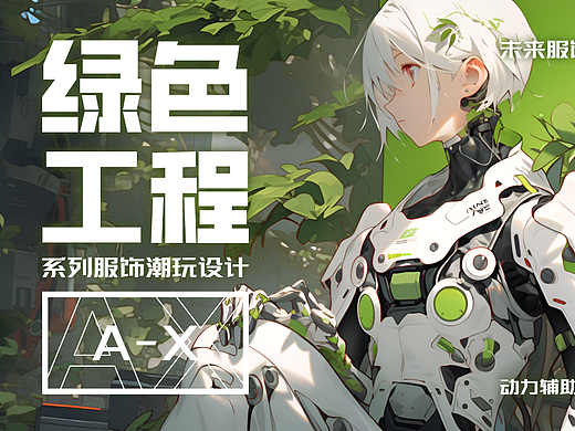未来服饰潮玩 绿色工程系列工作服