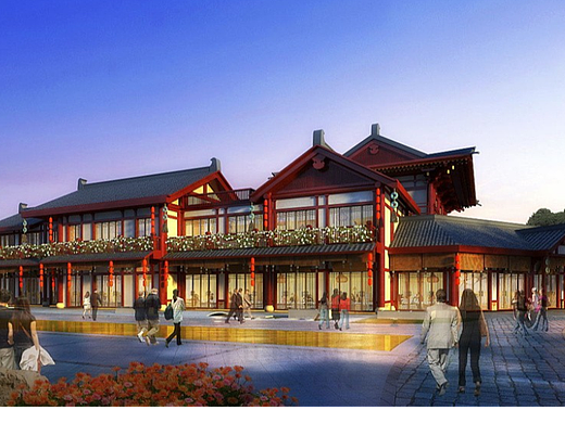 中国传统元素古建筑