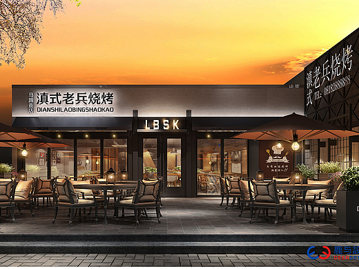 餐饮策划公司为您分享几点自主烤肉火锅店装修设计细节-鹿与设计