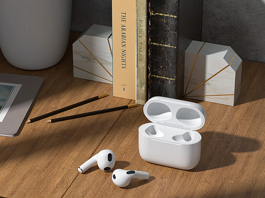 耳机建模 场景搭建+渲染