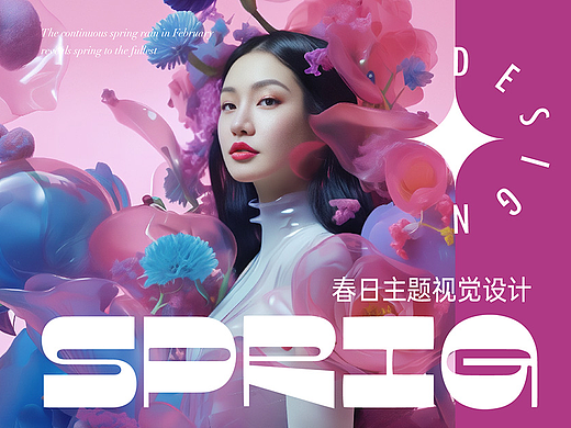 春日主题视觉设计