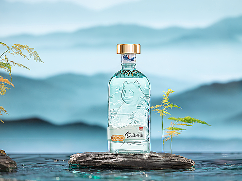 白酒拍摄-产品摄影-金六福-熊猫