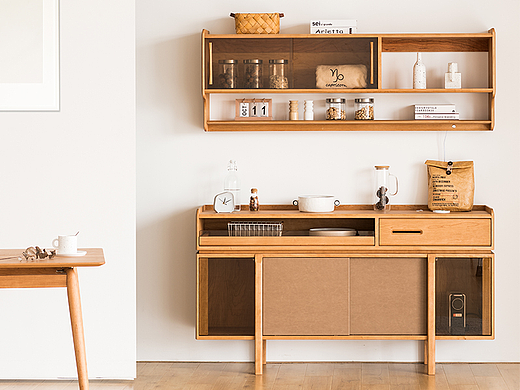 摩尔餐边柜丨实木家具产品设计