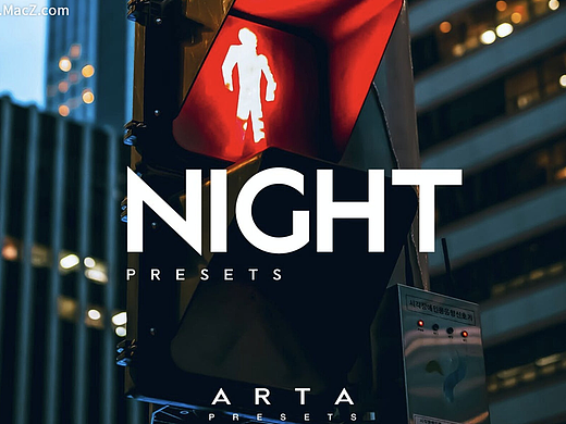 城市霓虹夜景赛博朋克效果LR调色预设