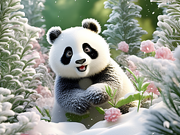 AI绘画-糖霜小熊