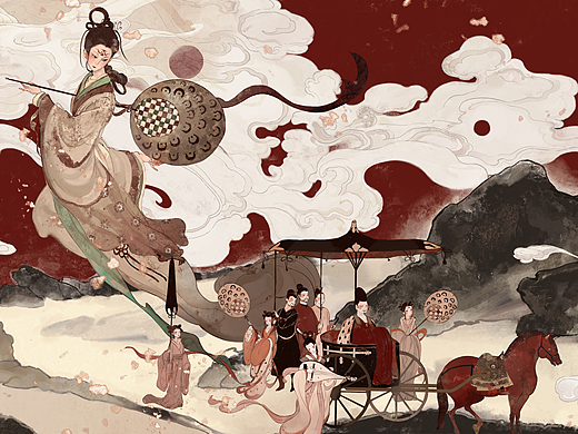 「抱朴子」 国风插画长卷