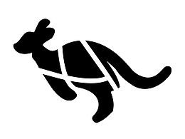 篮球骷髅头袋鼠的图案设计