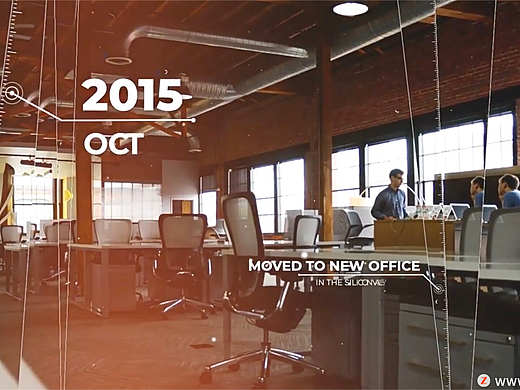 FCPX模板：公司企业时间线发展历程图文幻灯片展示片头 Elegant Timeline Slideshow