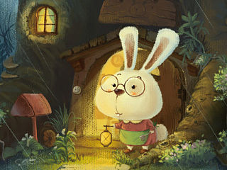 朱小猪- 儿插习作《兔儿》