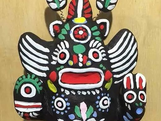 泥泥狗.民间手工彩塑作品.塑新斋潘纪坤