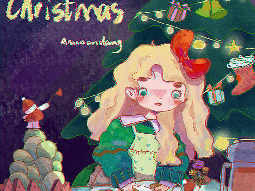 圣诞插画（个人主页-ZNTIzODcxNDA=） - 儿童插画 - 站酷设计师安安丁了个当原创素材 - 站酷ZCOOL