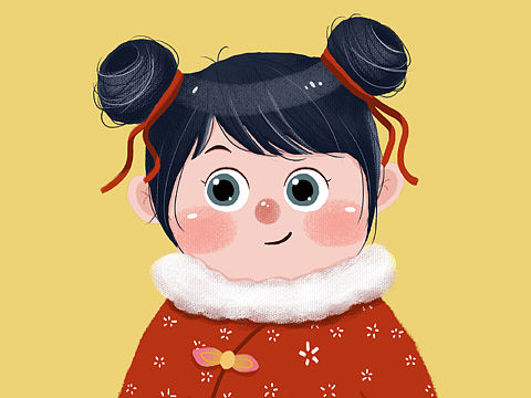 我是可爱的新年娃娃~