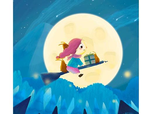 森林里的秘密#蘑菇儿童插画##儿童插画#