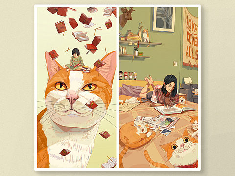 我的生活都是橘猫