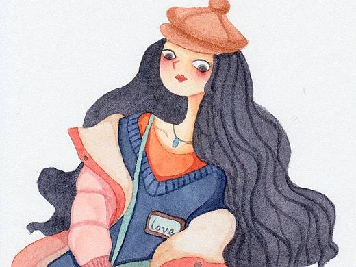 水彩插画