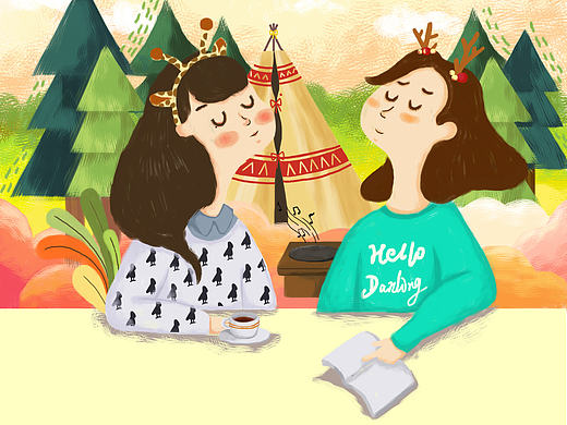 致闺蜜（个人主页-ZMTY1NjM1NTY=） - 创作习作 - 站酷设计师cmd模子原创素材 - 站酷ZCOOL