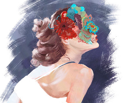 笔刷尝试,色彩练习