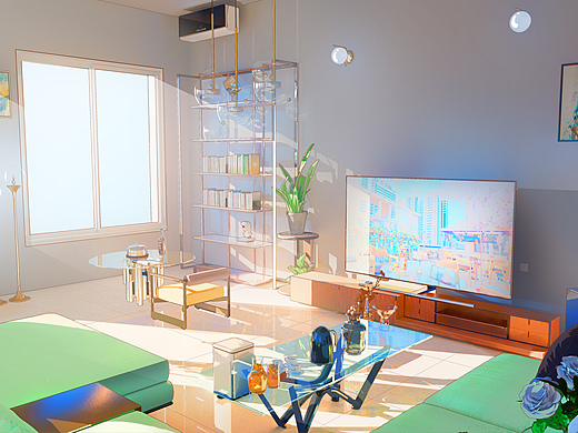 日系二次元场景