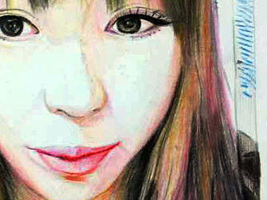 石泷原创艺术《他的她》（个人主页-ZMTU2ODkwMDQ=） - 绘画 - 站酷设计师石瀧兿術原创素材 - 站酷ZCOOL