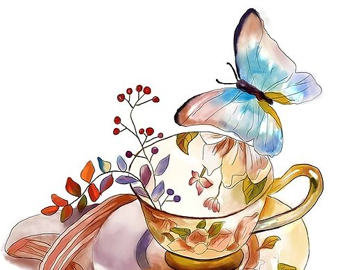 花杯蝶（個人主頁-ZMTM3NDk5ODg=） - 創(chuàng)作習作 - 站酷設(shè)計師碧溪歸舟原創(chuàng)素材 - 站酷ZCOOL