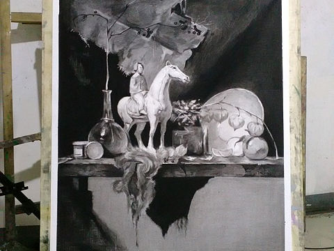 素描頭像（個(gè)人主頁(yè)-ZMzA5Mzc3NzI=） - 繪畫(huà) - 站酷設(shè)計(jì)師克勞德小綠網(wǎng)課原創(chuàng)素材 - 站酷ZCOOL