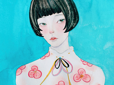 短发（个人主页-ZNDg2OTAwMjg=） - 创作习作 - 站酷设计师苏薇雅原创素材 - 站酷ZCOOL