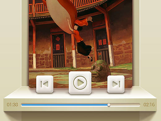 音乐播放器（个人主页-ZMTczNzU1ODg=） - APP界面 - 站酷设计师晁小娟原创素材 - 站酷ZCOOL