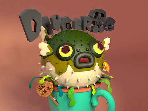 C4D練習(xí)（個(gè)人主頁-ZMzc5ODY0MjA=） - 人物/生物 - 站酷設(shè)計(jì)師阿獄原創(chuàng)素材 - 站酷ZCOOL