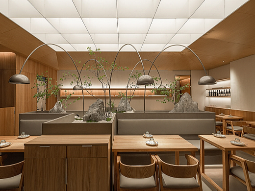 原木风餐厅设计（个人主页-ZNjY1Njk5NTI=） - 家装设计 - 站酷设计师张张1992原创素材 - 站酷ZCOOL