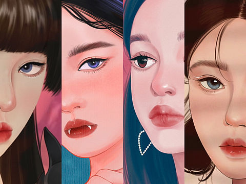 个人作品 —人像和插画