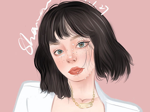 procreate手绘头像练习