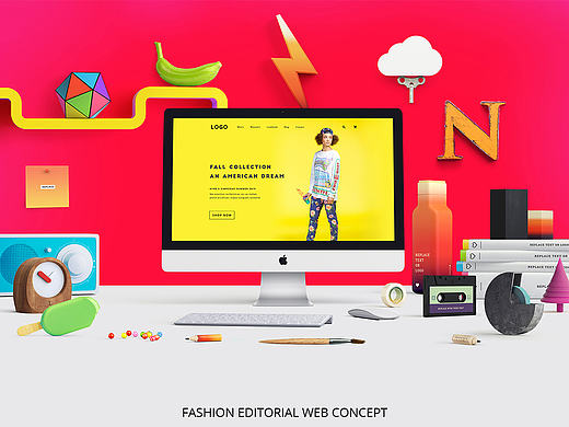 时装网站界面设计