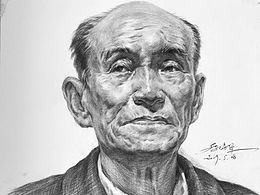 考前素描头像练习