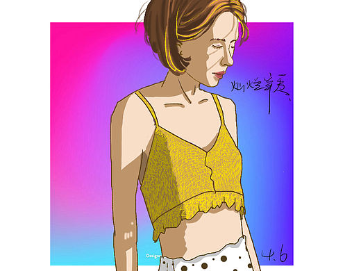 不像少女的少女（個人主頁-ZNDQyMzM2MjQ=） - 新銳潮流插畫 - 站酷設(shè)計師燦爛辛夷原創(chuàng)素材 - 站酷ZCOOL