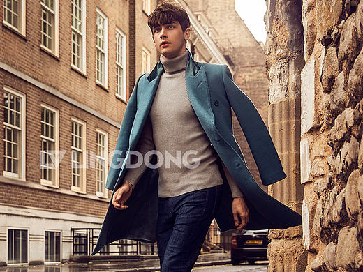 外景男装调色