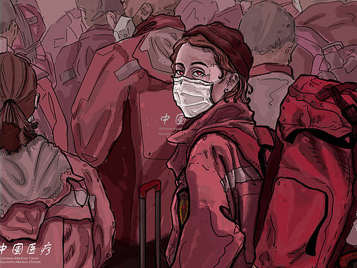 疫情插画\海报