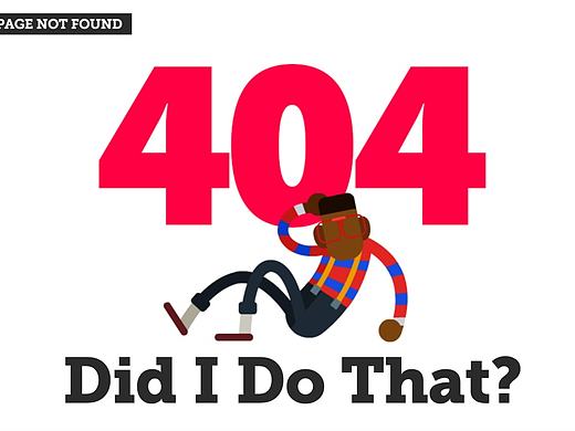 404 空白界面设计