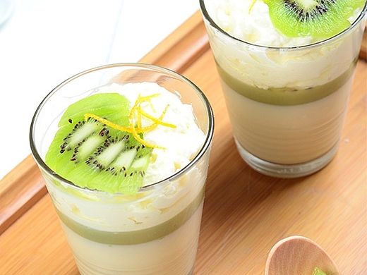 抹茶豆浆布丁