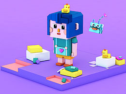 C4D 像素風(fēng)